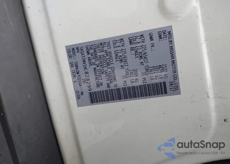 2017 Nissan Rogue Sv from USA, damaged, VIN 5N1AT2MV1HC828299